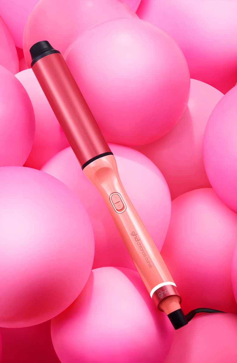 ghd Chronos Curve Max Wand in Candy Coral, Alternate, color, Coral