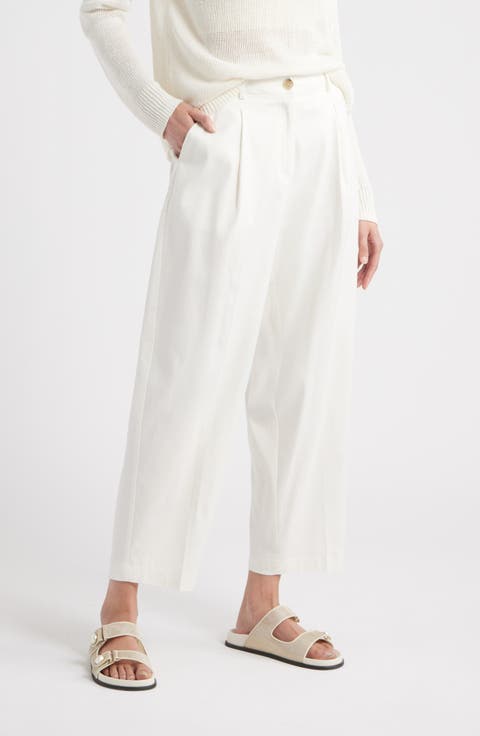 Crop Wide Leg Pants