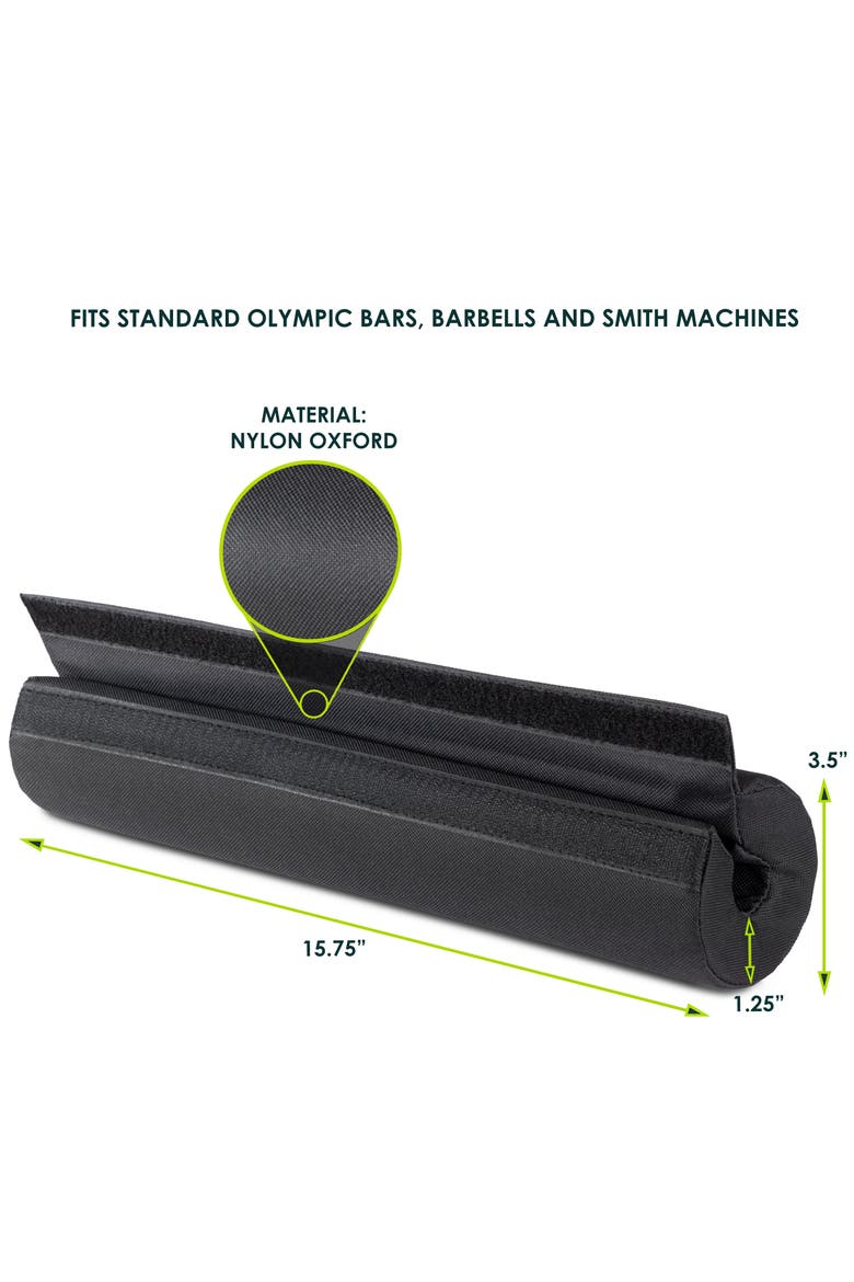 Weight Lifting Barbell Pad, Alternate, color, Black