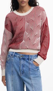 Desigual Colorblock Stripe Sweater