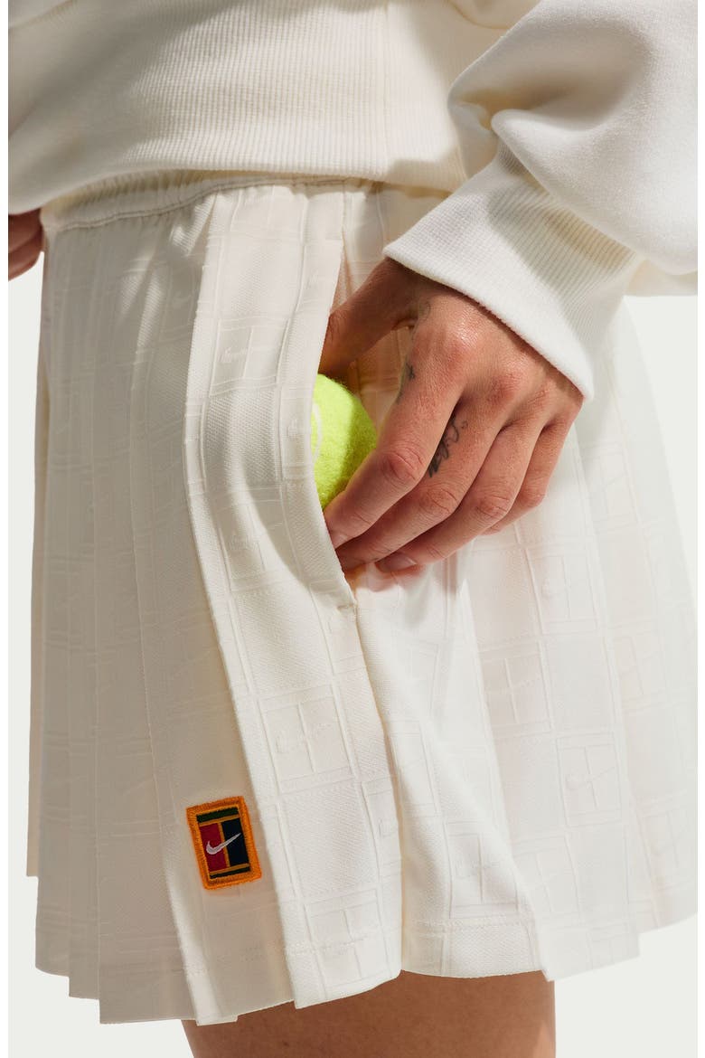 NikeCourt Dri-FIT High-Waisted Tennis Shorts, Alternate, color, SAIL
