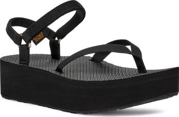 サンダル・ミュール Teva Women's Platform Sandals Slim (CRB) STVF2514630CRB FLATFORM SANDAL SLIM