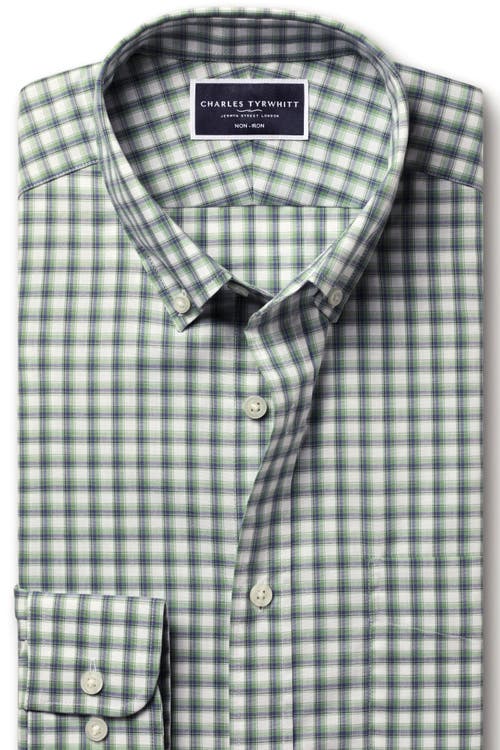 Charles Tyrwhitt Non-iron Stretch Poplin Check Shirt