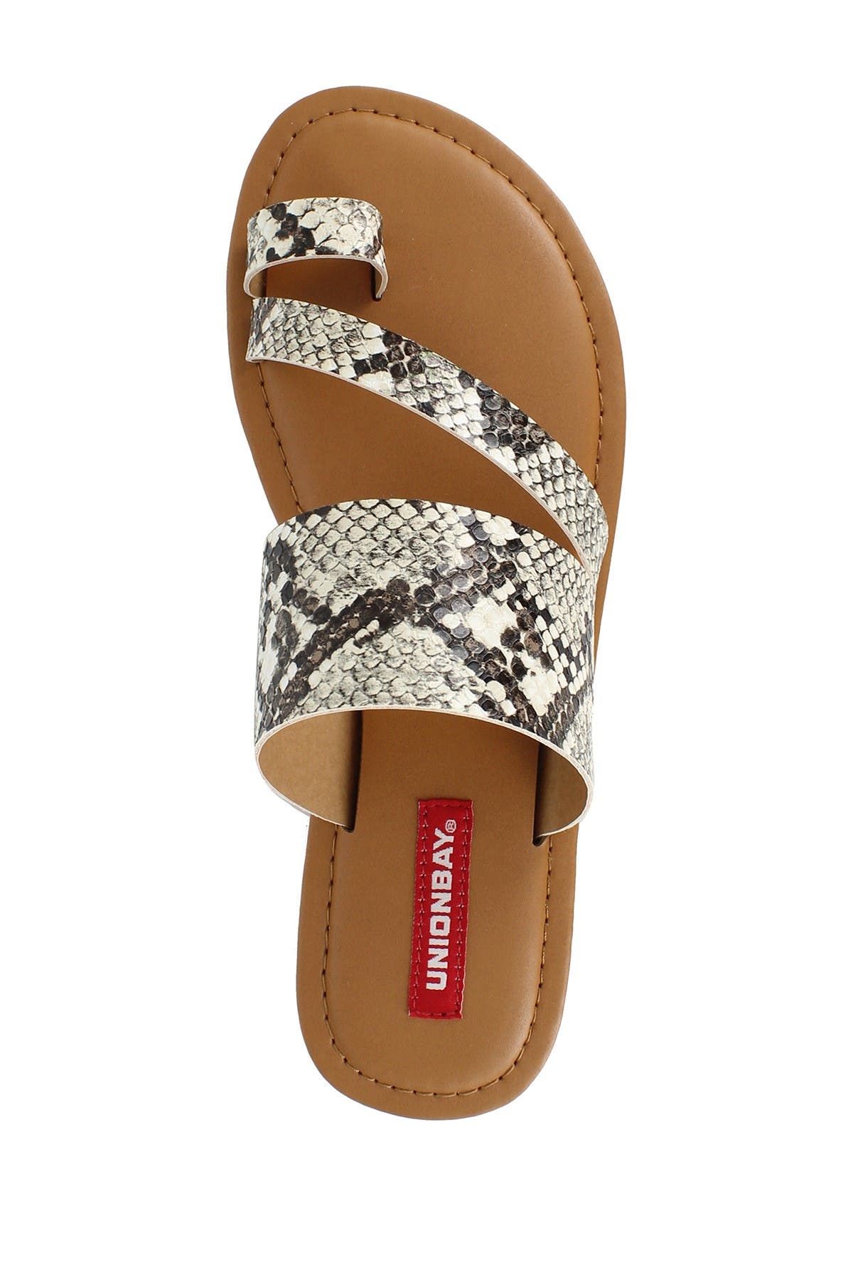 UNIONBAY Royal Snake Skin Print Sandal, Alternate, color, 