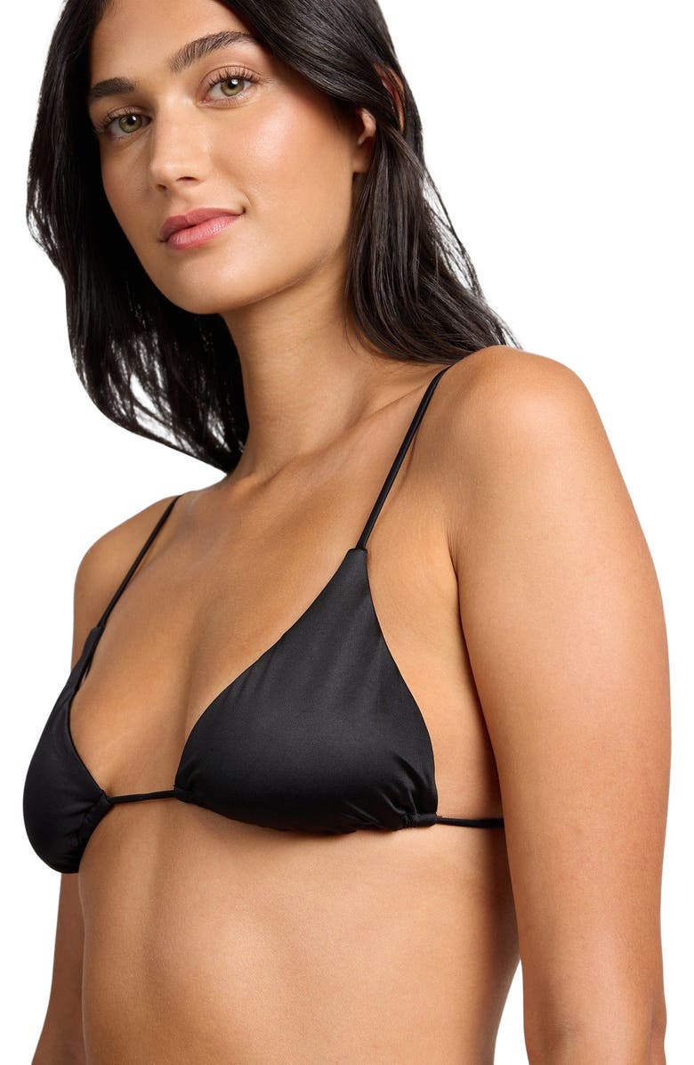 Onia Jolie Bikini Top, Alternate, color, Black
