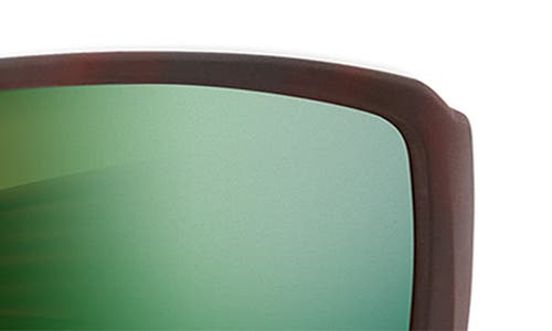 Smith Guide's Choice 62mm Polarized Oversize Wraparound Sunglasses In Tortoise/glass Brown Green