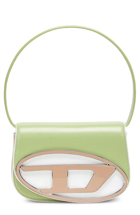 1DR Logo Leather Shoulder Bag