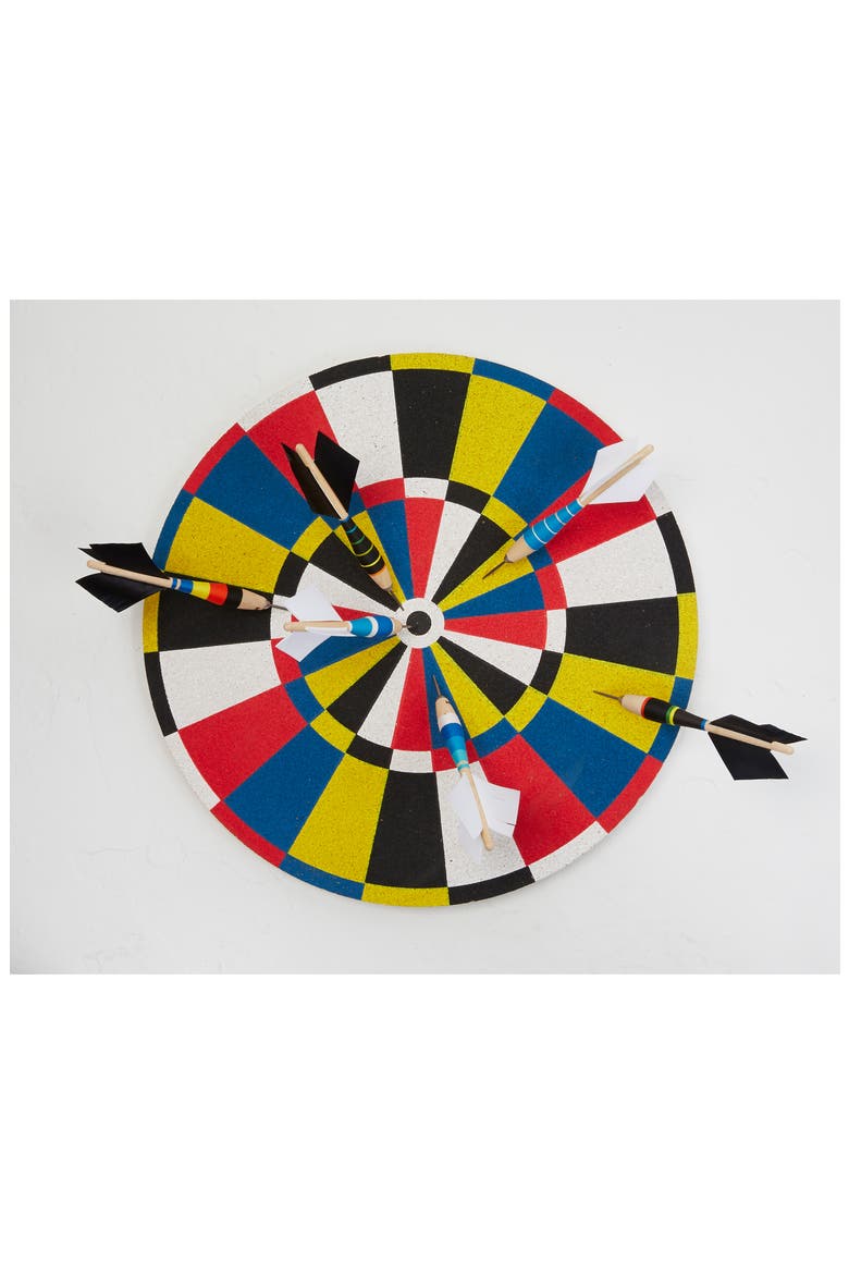 Cork Dartboard, Alternate, color, MULTICOLOR