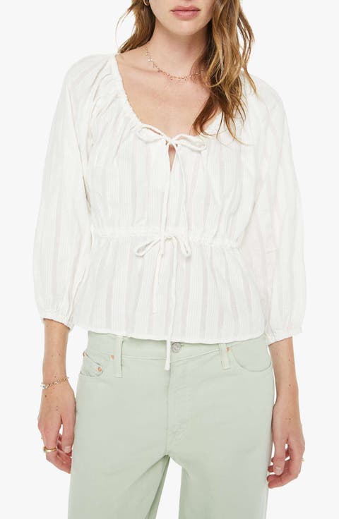 The Love Child Split Neck Top