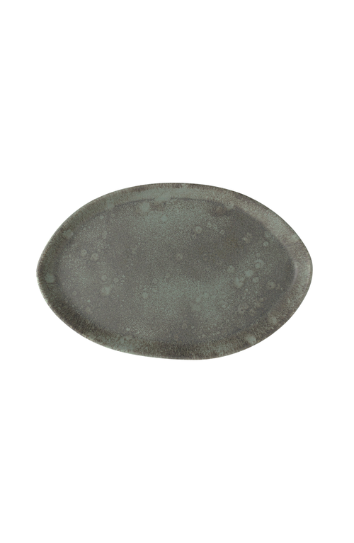 Haand Oval Platter In Gray