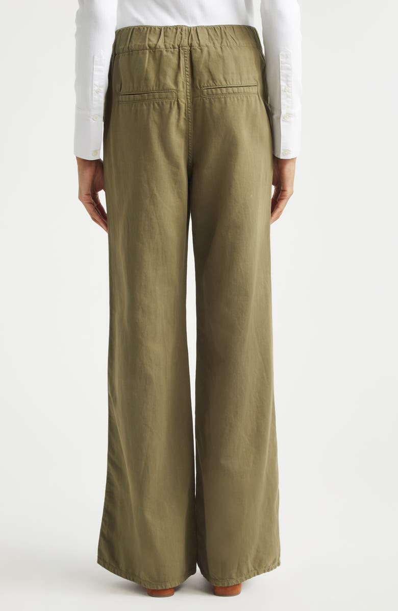 Veronica Beard Kasey Wide Leg Pants, Alternate, color, Army