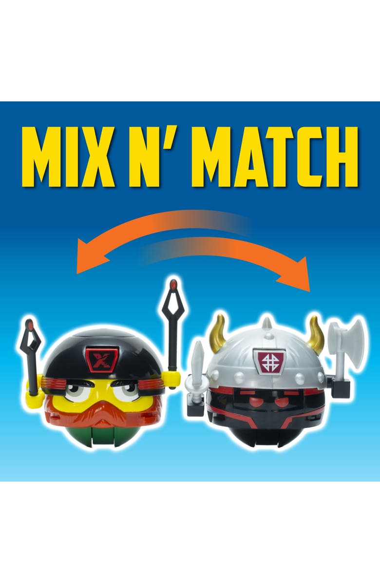 Battle Ballz Duel Pack Ice Berg and Evil Robot 2 Warriors and Joysticks, 5+, Alternate, color, Multicolored