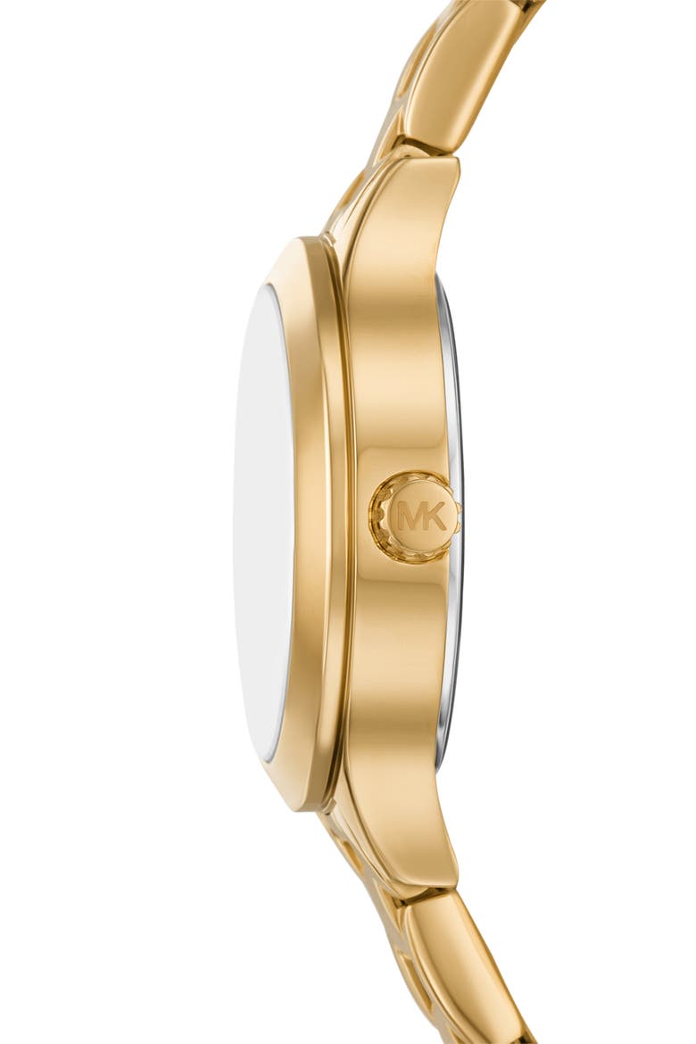 Aspyn Crystal Bracelet Watch, 28mm, Alternate, color, GOLD