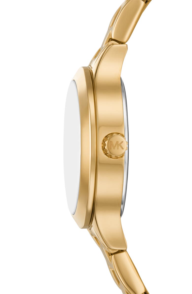 Michael Kors Aspyn Crystal Bracelet Watch, 28mm, Alternate, color, Gold