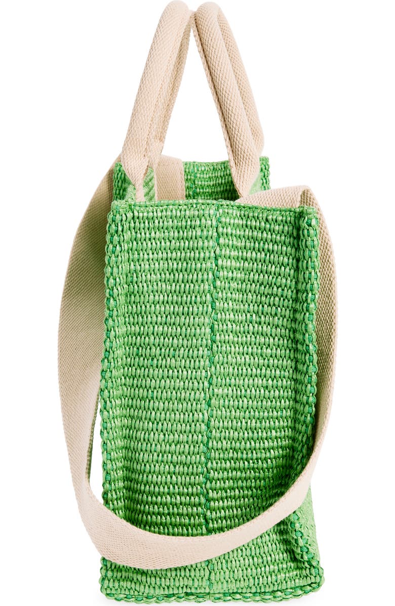Marni Small Woven Tote Bag, Alternate, color,