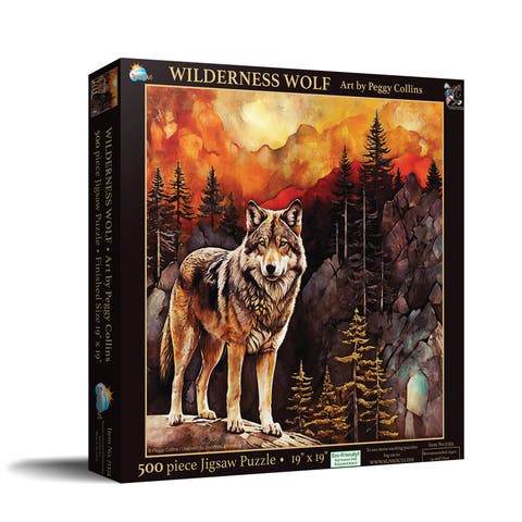 Wilderness Wolf 500 piece Jigsaw Puzzle for Adults