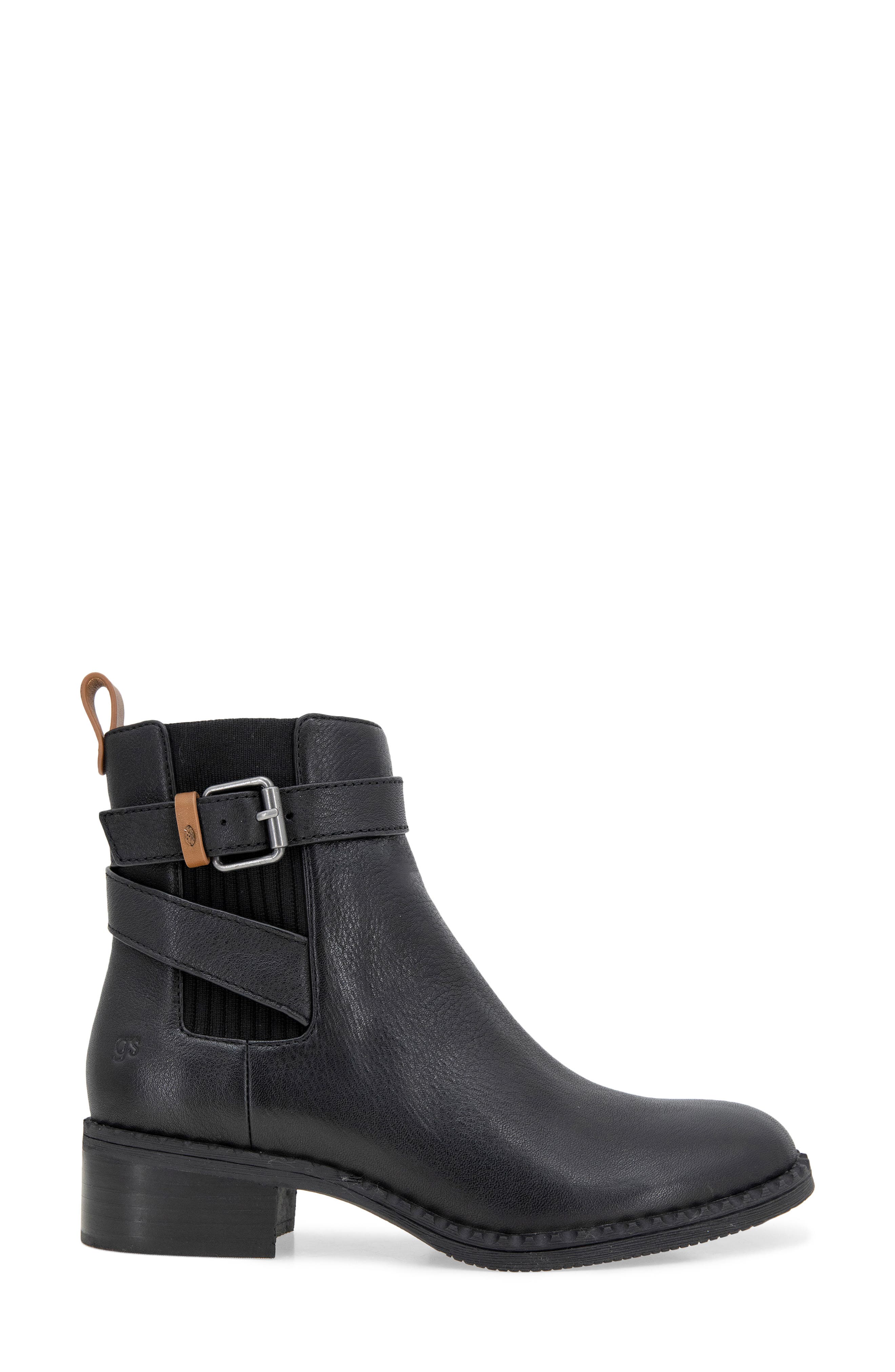 Gentle Souls Bolton Bootie, Alternate, color, Black Leather