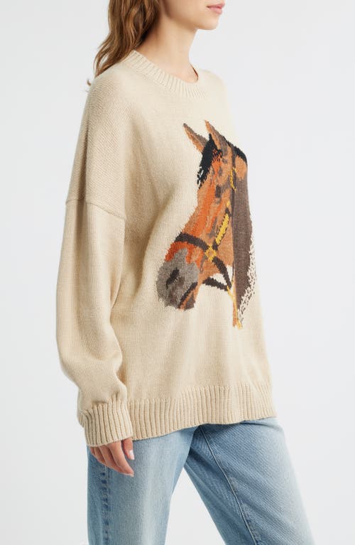 The Great The Stable Pullover Natural In Brown