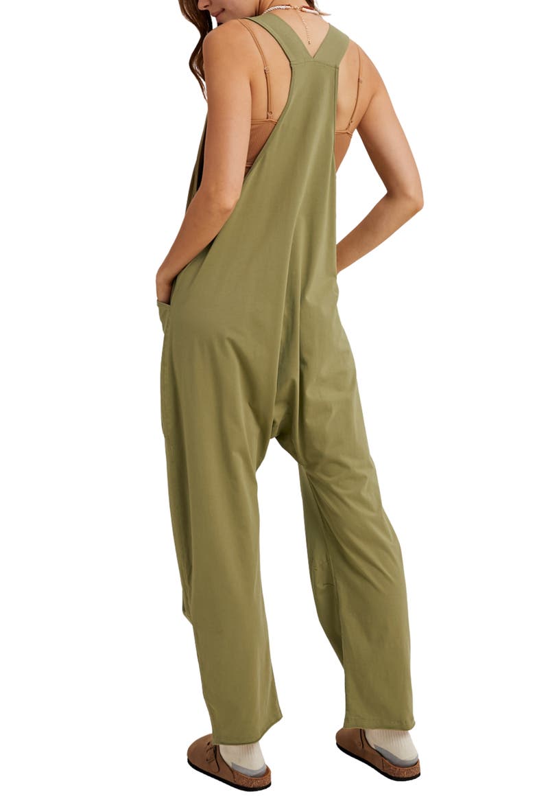 Drop Sleeveless Romper, Alternate, color, OLIVE
