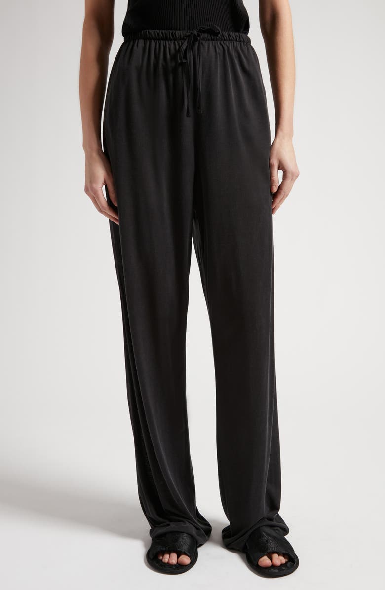The Row Lanuit Silk Drawstring Pants, Main, color, 