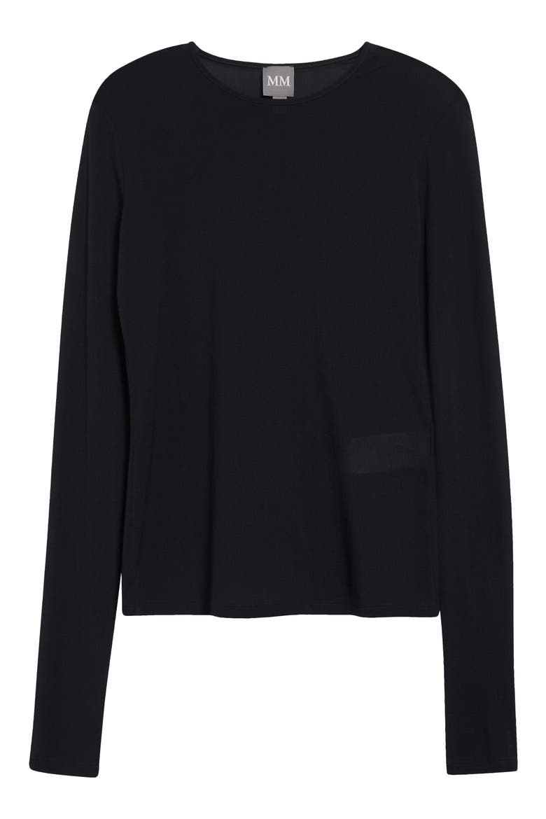 Ubaldo Long Sleeve T-Shirt, Alternate, color, NAVY