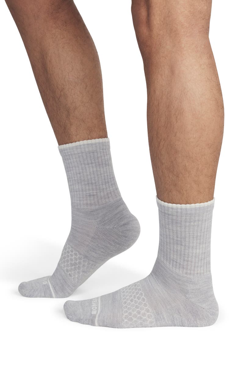 Bombas Merino Wool Blend Heather Half Calf Socks, Alternate, color, 