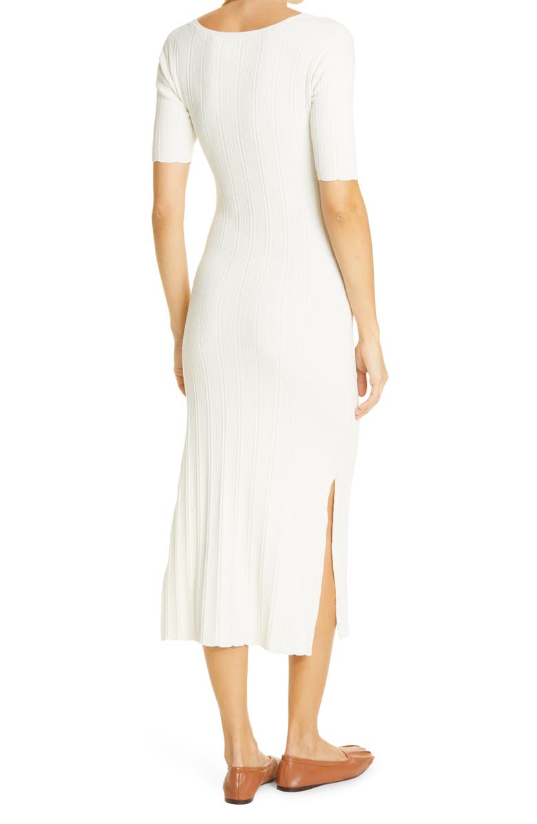 FRAME Twist Front Sweater Dress, Alternate, color,