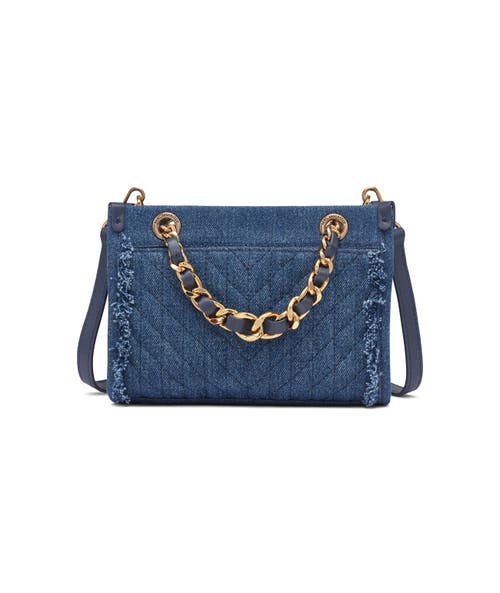 Karl Lagerfeld Paris Savoie Crossbody In Washed Denim