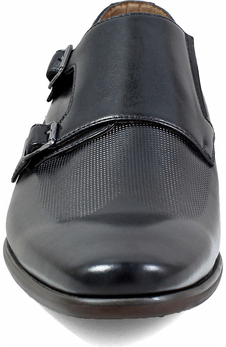 Florsheim Postino Textured Double Strap Monk Shoe, Alternate, color,