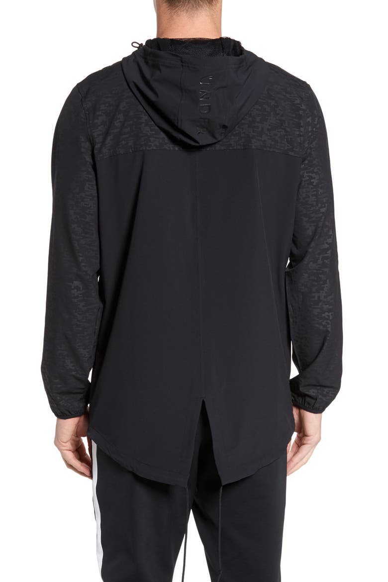 Sportstyle Fishtail Jacket, Alternate, color, BLACK / BLACK / GRAPHITE