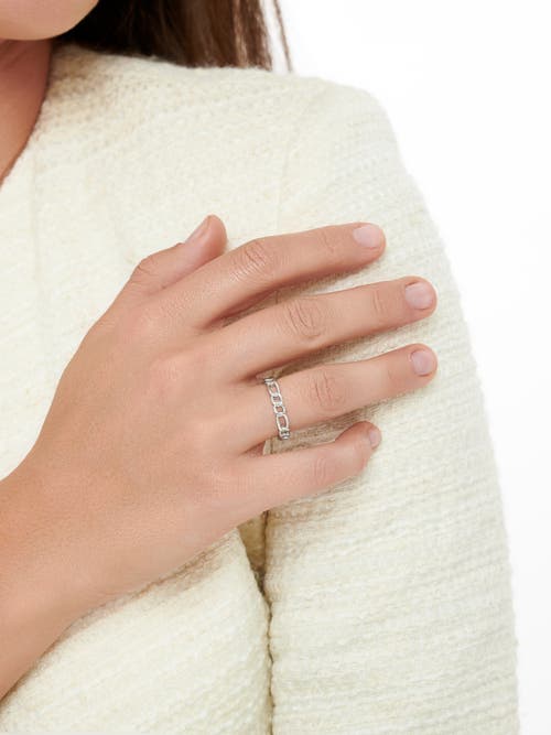 Devata Figaro Link Ring In Metallic