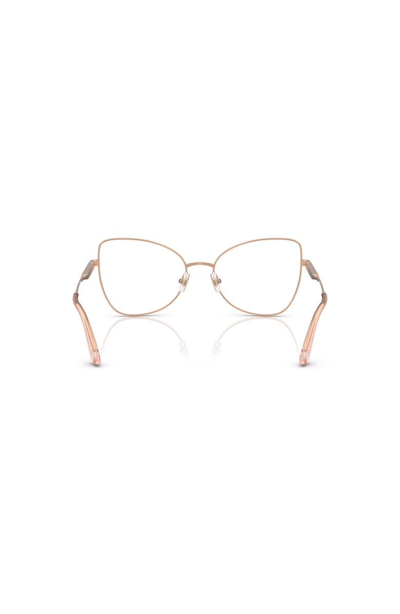 Jimmy Choo 55mm Butterfly optical glasses, Alternate, color, Gold