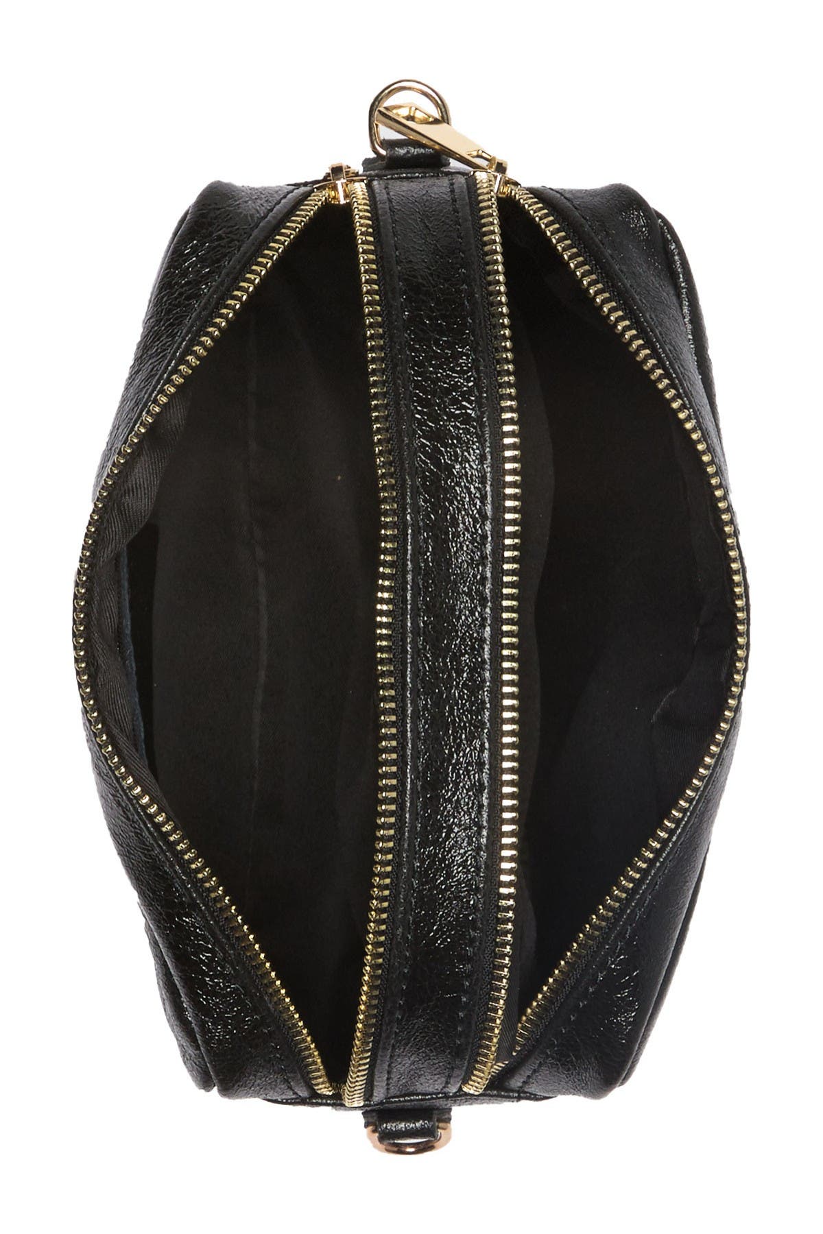 MAISON HERITAGE Elyn Double Zip Leather Crossbody Bag, Alternate, color, 