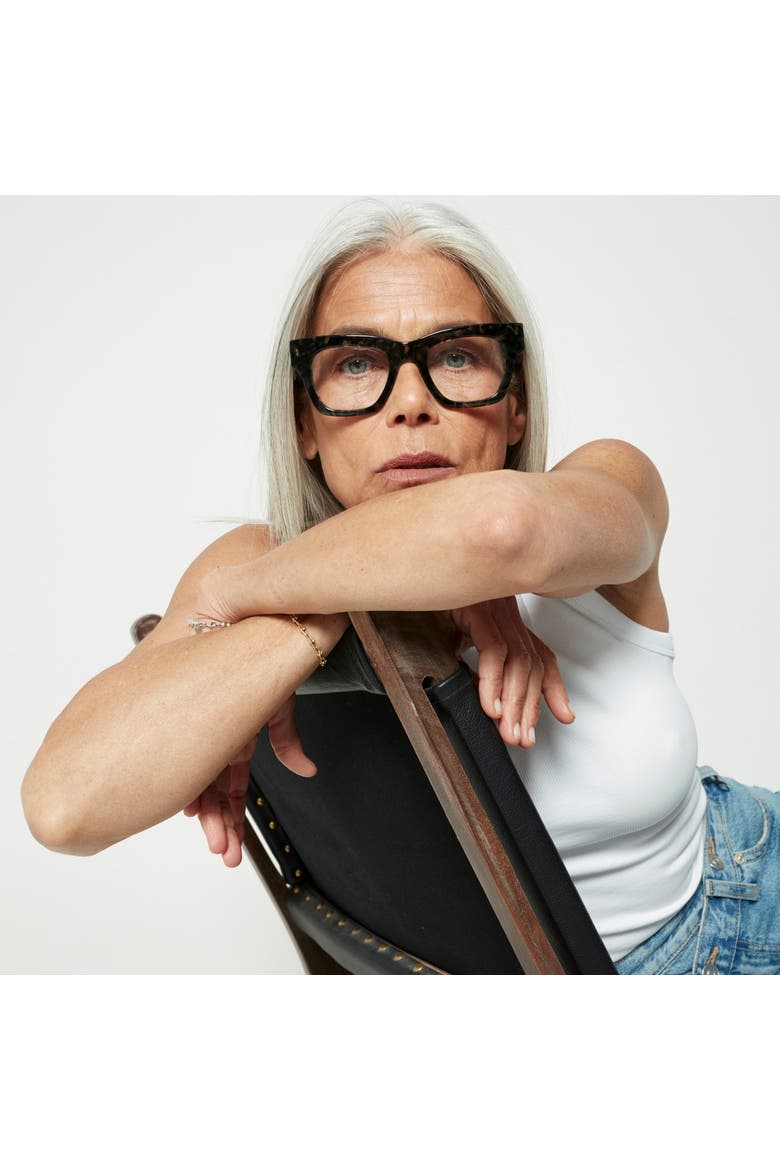 Rosalie Blue Light Glasses, Alternate, color, Dark Tortoise