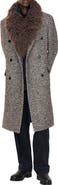 Burberry Wool Mohair Blend Tailored Coat