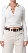 Citizens of Humanity Long Sleeve Rib Polo