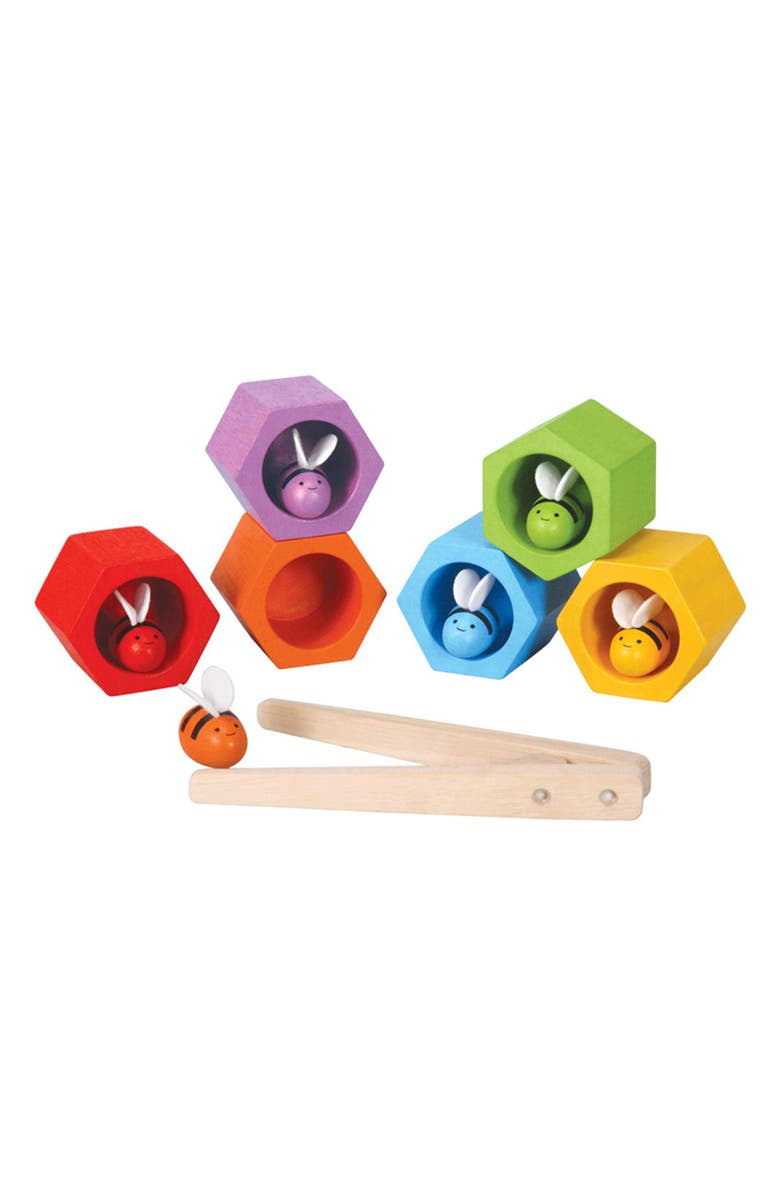 PlanToys<sup>®</sup> Beehives Wooden Toy, Main, color,