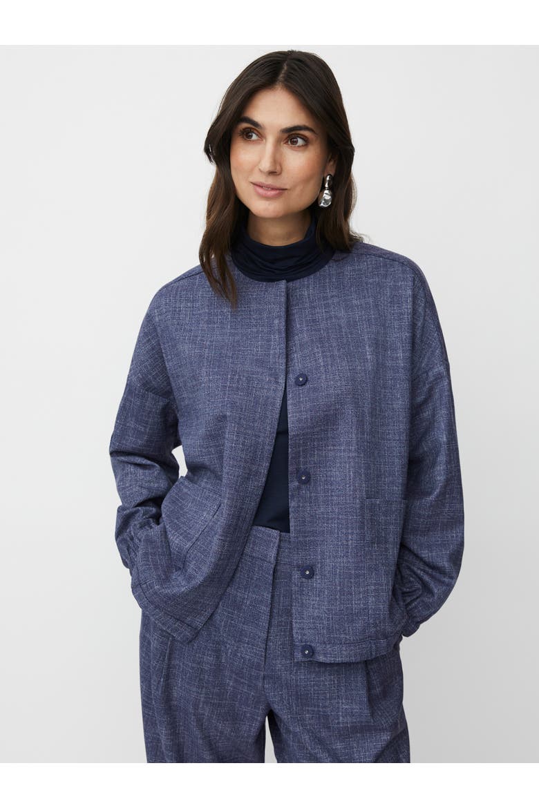 MaJettana Jacket, Main, color, Navy Blazer