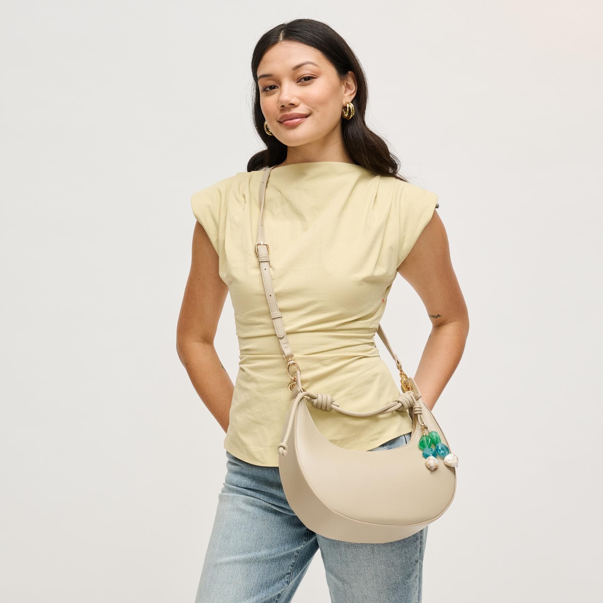 URBAN EXPRESSIONS HANDBAGS Emilia Hobo, Alternate, color, Sage