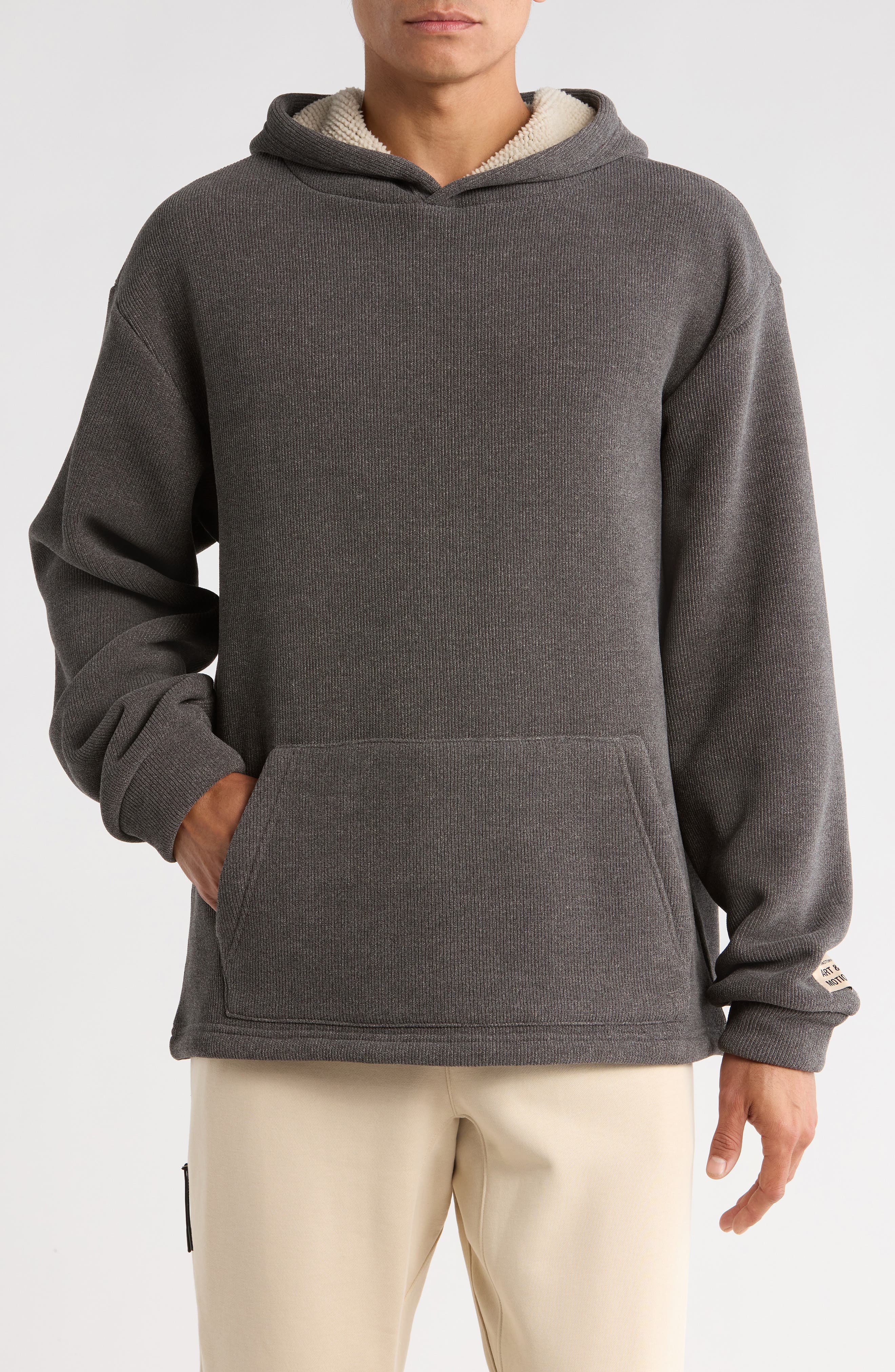 FLEECE FACTORY Plush Fleece Lined Hoodie