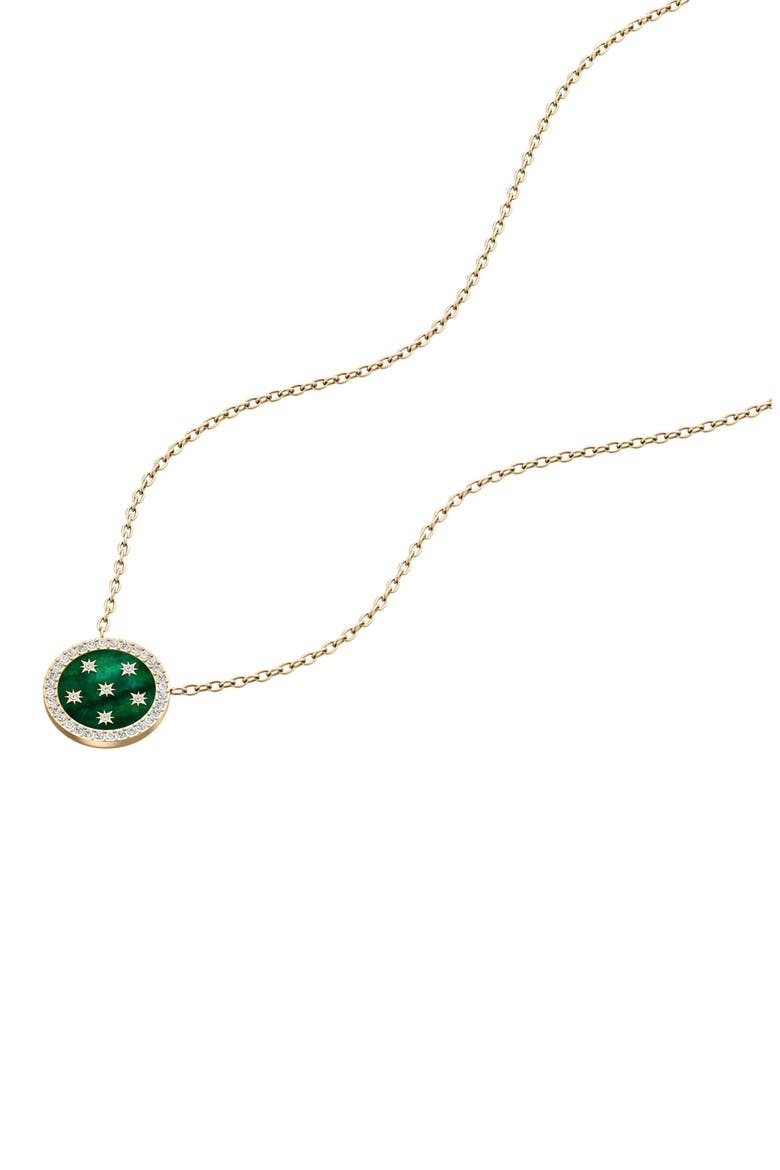 Merrit Northlight Mother of Pearl Pendant Necklace, Alternate, color, GOLD