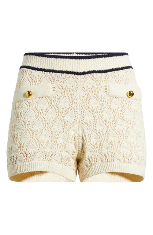 Frame The Rookie Pointelle Knit Shorts