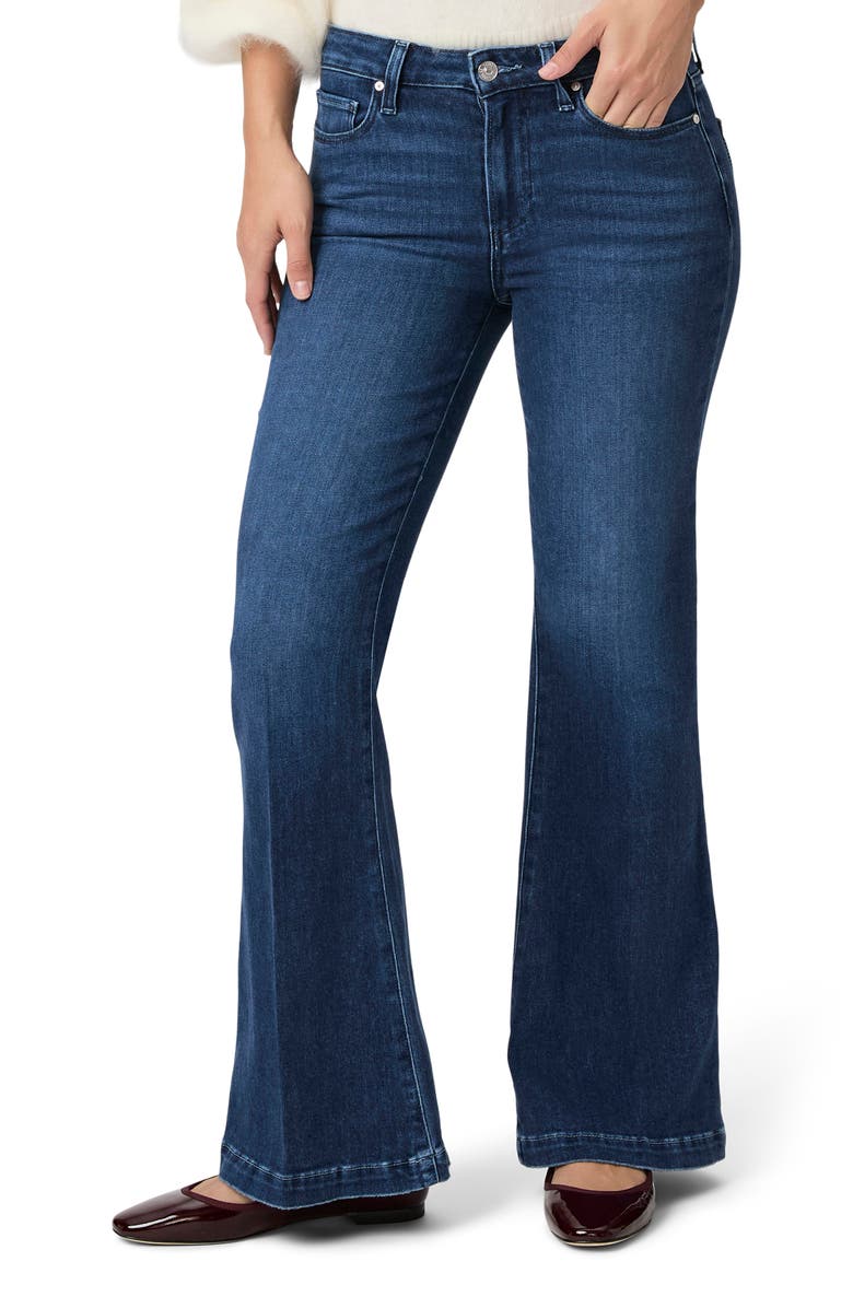 PAIGE Genevieve High Waist Flare Jeans, Main, color, 