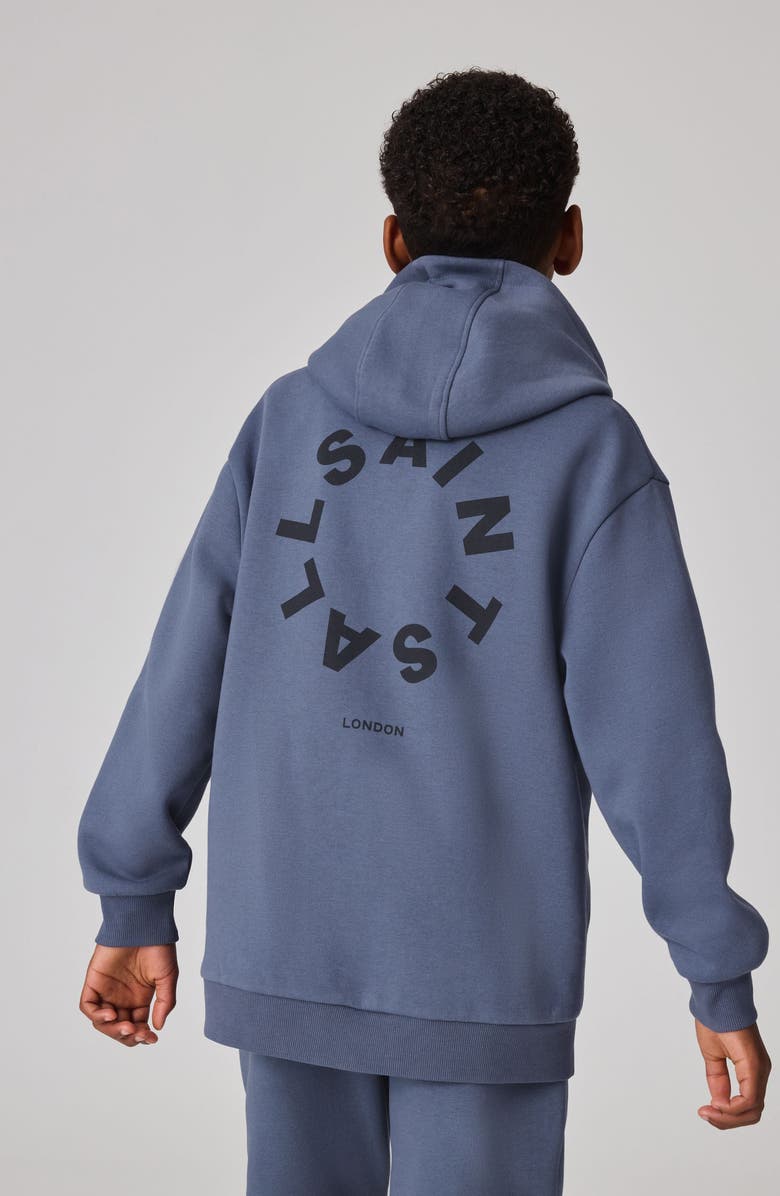 smALLSAINTS by ALLSAINTS Kids' Tierra Oversize Logo Hoodie, Alternate, color, 