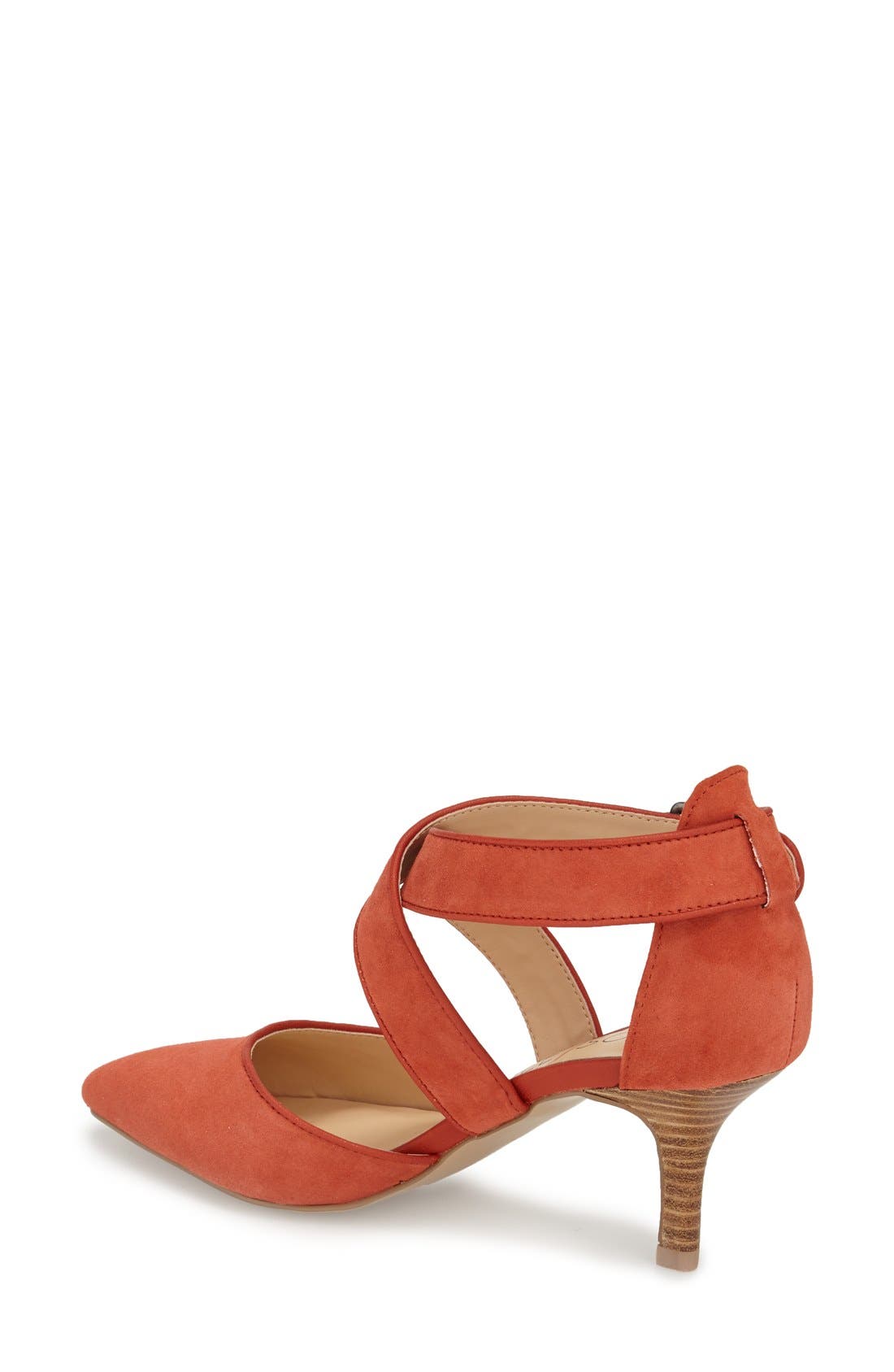 'Tamra' Pointy Toe Pump, Alternate, color, PAPRIKA KID SUEDE