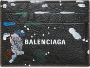 Balenciaga Cash Leather Card Holder