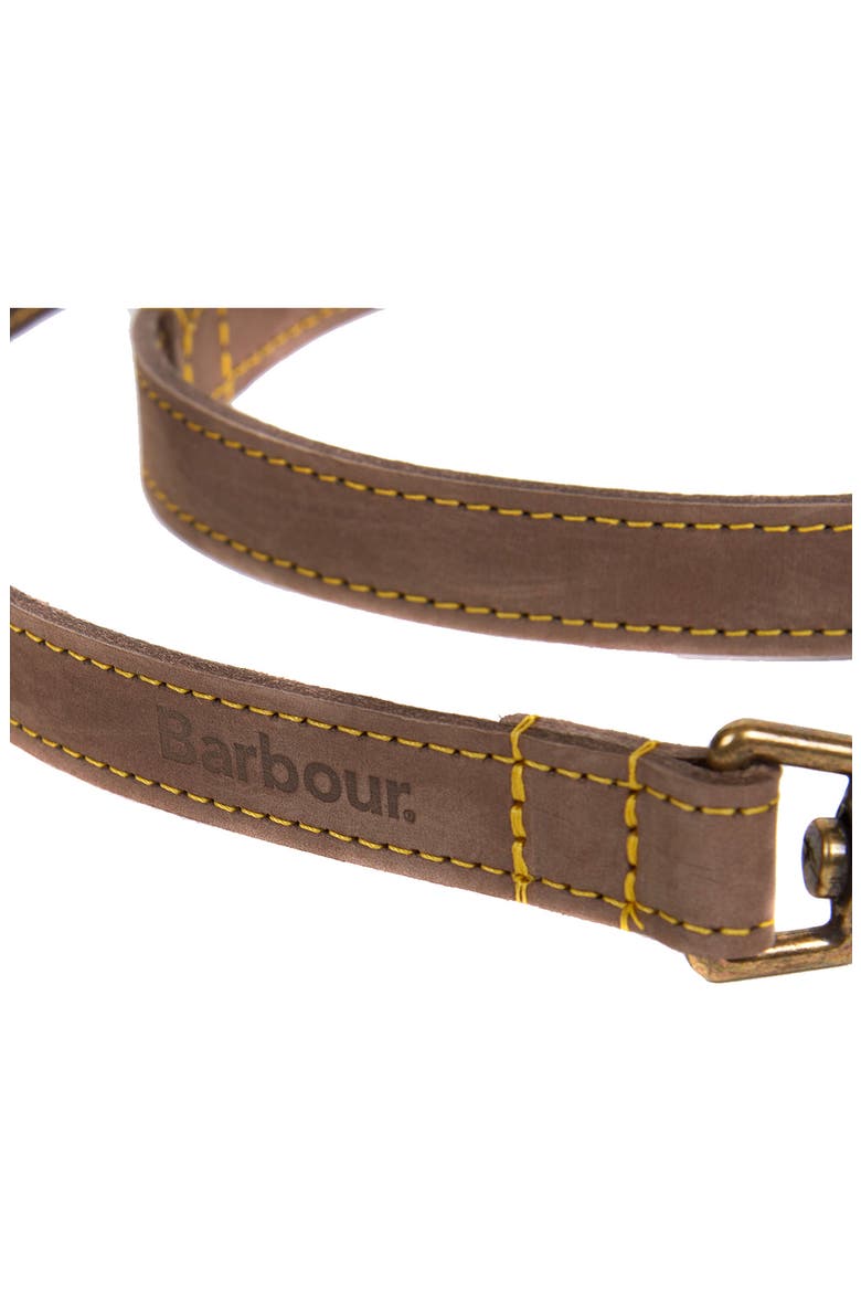 Leather Dog Leash, Alternate, color, CLASSIC TARTAN