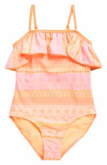 Angel Beach Kids' Ruffle One-Piece Swimsuit