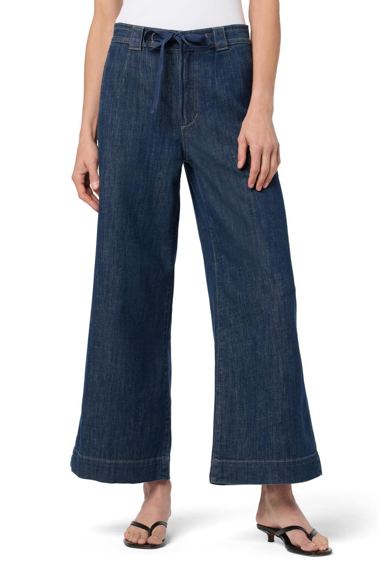 Tie Waist Wide Leg Jeans, Main, color, INDIGO RINSE