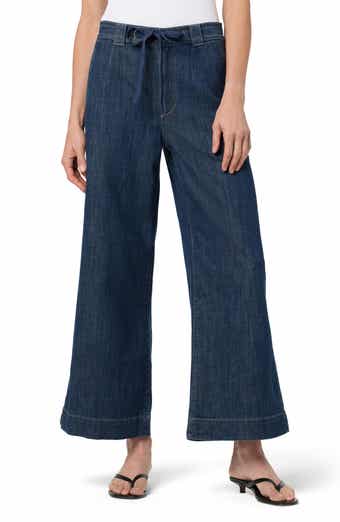 Tie Waist Wide Leg Jeans